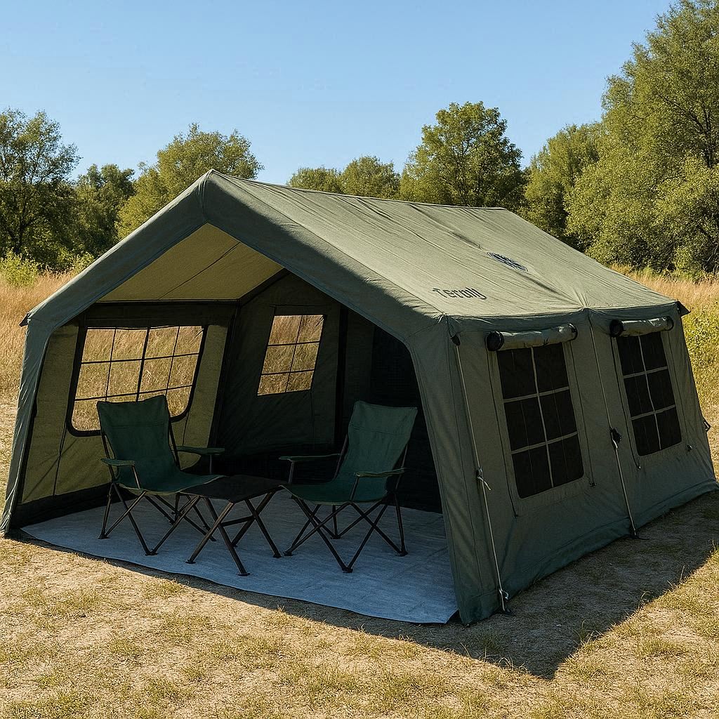 COODY Inflatable Canvas Camping Tent