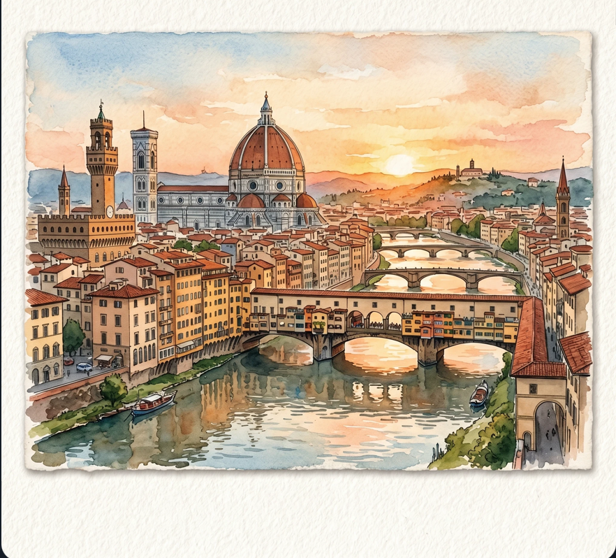 Firenze postcard