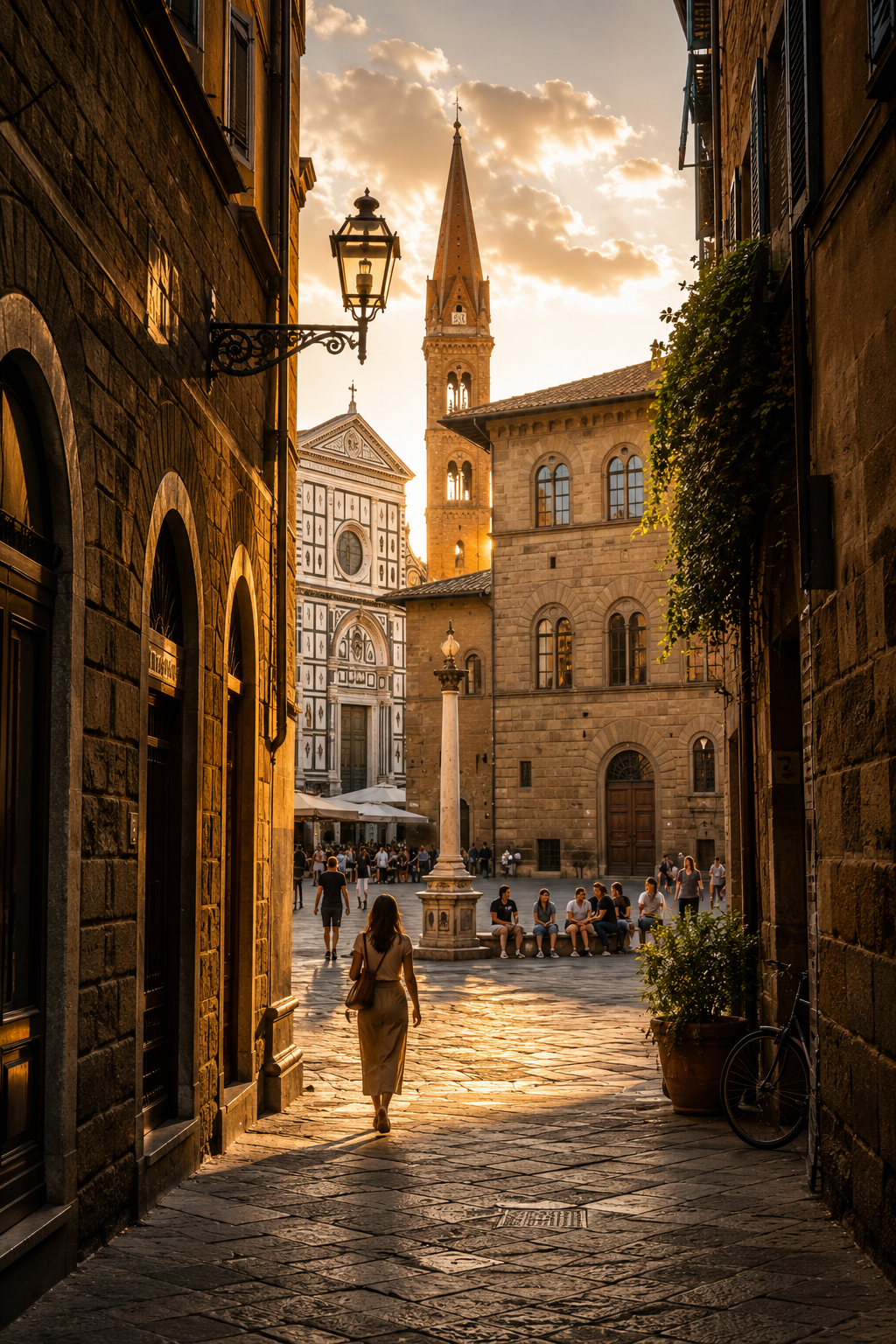 a quiet Florence alley