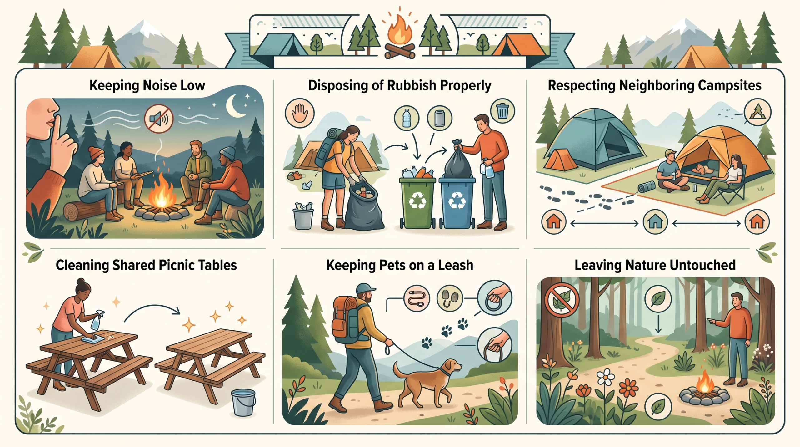 Camping etiquette