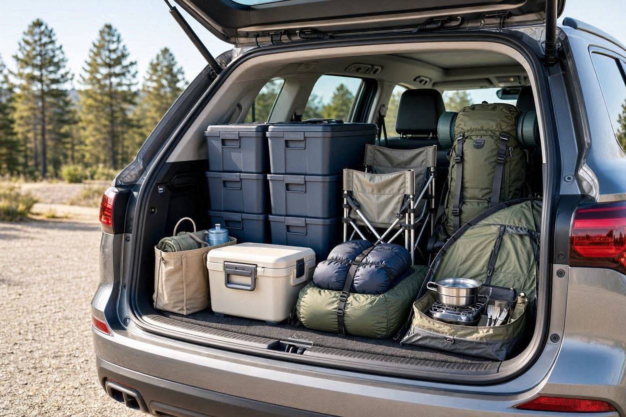 Car Loading for a camping trip